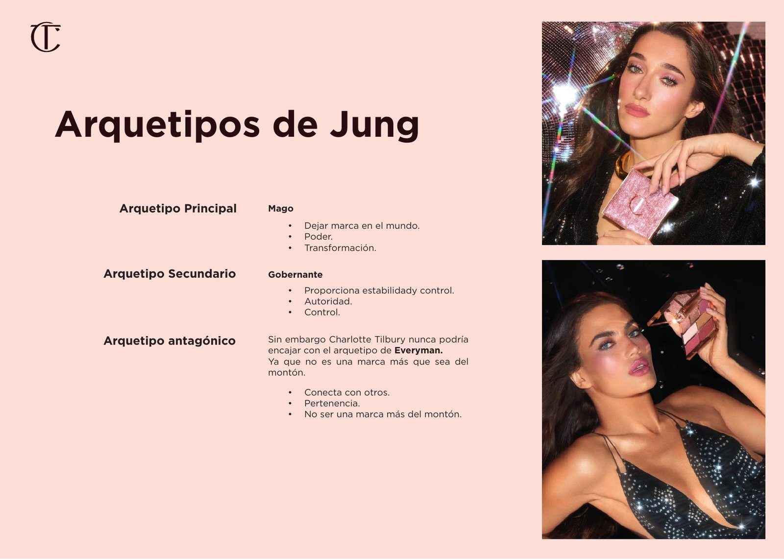 Análisis de los arquetipos de Jung aplicados a Charlotte Tilbury