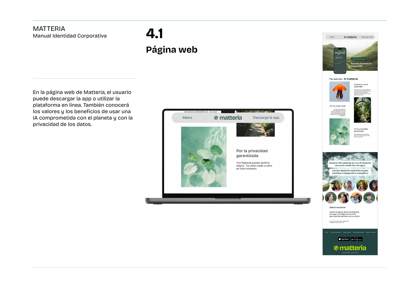 Diseño web de Matteria
