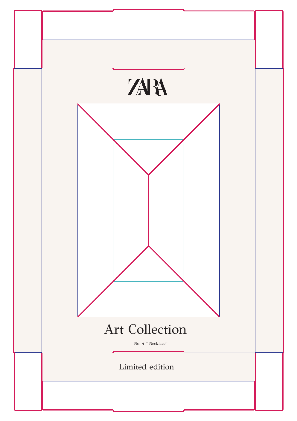 Troquel frontal del estuche Art Collection